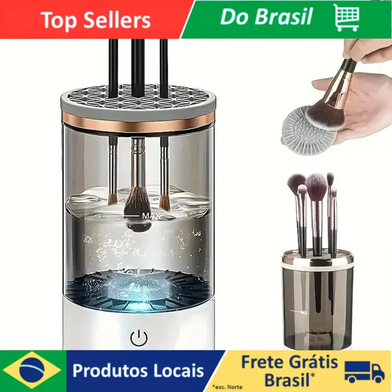 Limpador elétrico USB para pinceis e outros itens